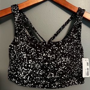 NWT Lululemon Energy Longline Bra Reflective (size 4)